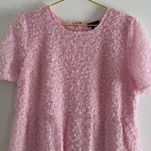 PInk Halogen® x Atlantic-Pacific Floret Tiered A-Line Dress L